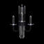 Calliope 3 Light Crystal LED Wall Sconce-1629776197