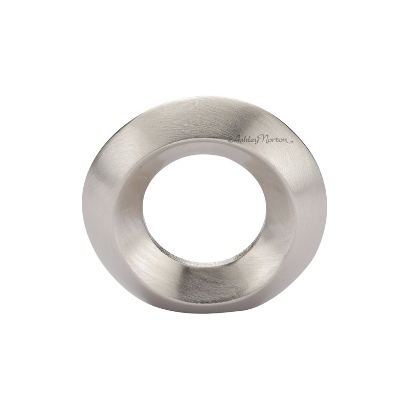 Oversized Round Knob, Satin Nickel