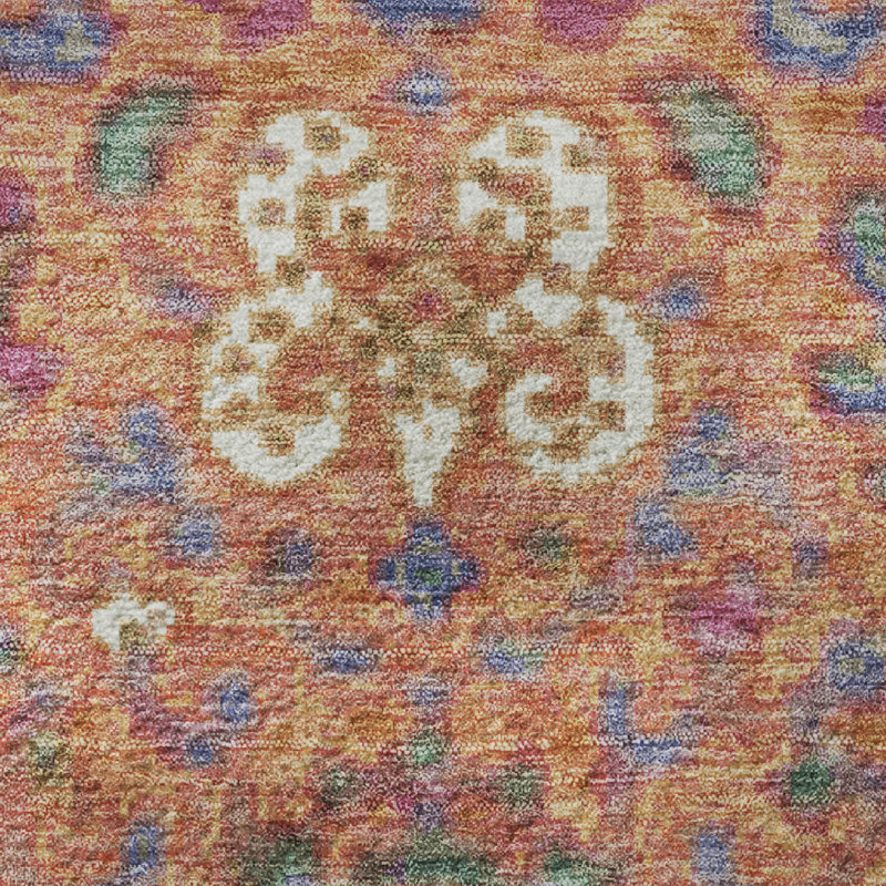 Premium Machine Washable Ariel Global Rug, Rectangle 8' x 10'