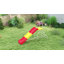 Toboggan pour enfants QABA, équipement de terrain de jeu autoportant en métal avec échelle d'escalade, plateforme pour la cour, extérieur, intérieur, cadeau pour garçons, filles, 3 à 8 ans, rouge