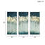 3 toiles d'art murales dorées, thème abstrait, l 15 po x H 35 po, bleu foncé et bleu sarcelle, toile, 3, 15 po 35 po, bleu sarcelle, création-1082957024