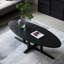 Table à thé en bois massif au design minimaliste