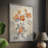 Red Climber Framed Print - Solid Wood-335522942