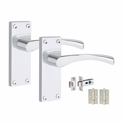 Golden Grace 5 Sets Victorian Scroll Astrid Door Handle