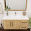 Meuble-lavabo mural droit 42 po avec lavabo en acrylique renforcé Victoria-97880893