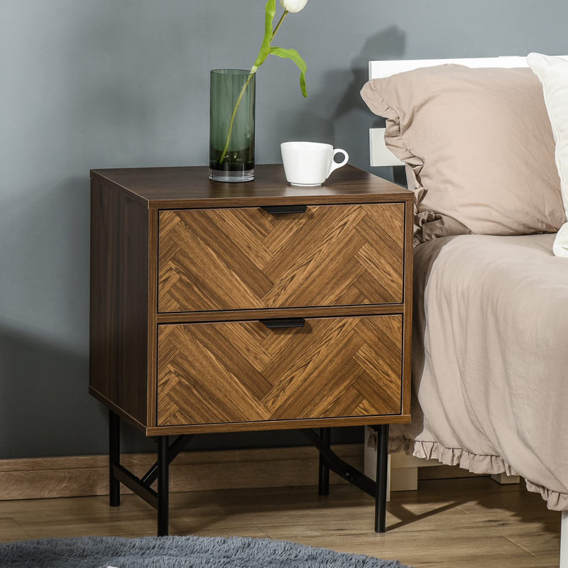 Richy 48cm W Bedside Table