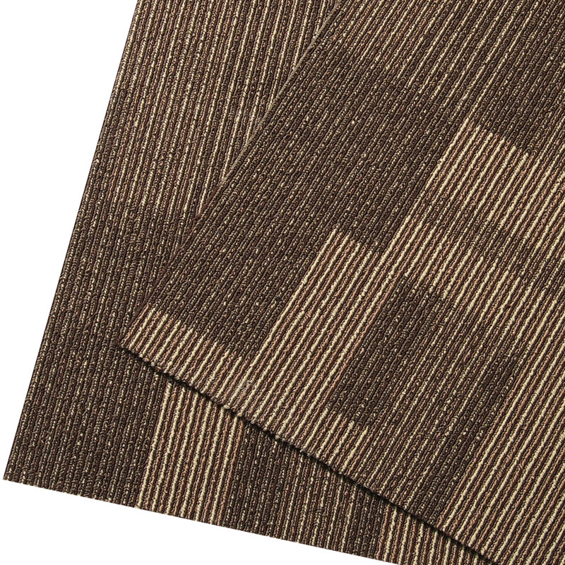 24'' W x 24'' L Level Cut And Loop No Mounting / Installation Required Polyester Carpet Tile, Brown
