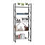 Industrial Bookcase, Corner Shelf Unit, Shelving Unit,  For Living Room, Study, Home Office-356930388