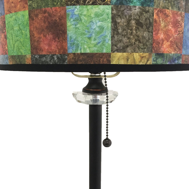 Crystal Buffet Lamp, Bronze