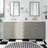 Tanney 72.59 " W Freestanding Standard 2 Double Combined Vanity Unit Bathroom Vanity With Engineered Stone Top