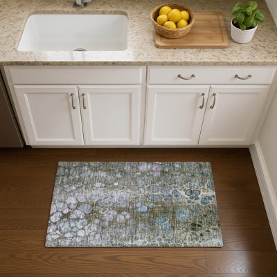 Premium Machine Washable Mayfield AMF1940 Abstract Rug