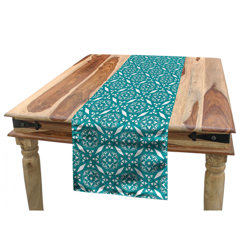 Geometric Table Runner, 90" x 16"