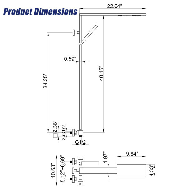 Dimensions du produit