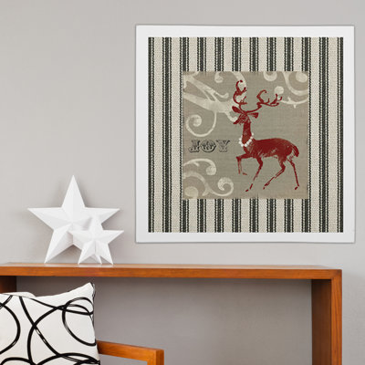 " Burlap Deer "
