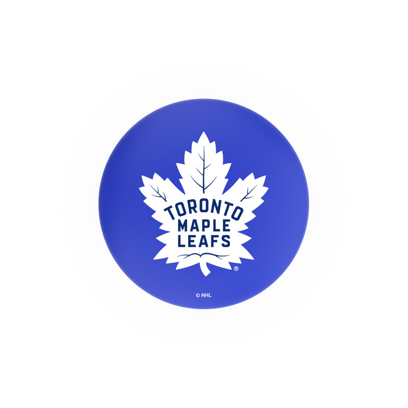 NHL 30" Swivel Bar Stool with Cushion, Ride noire, Ride noire, Maple Leafs de Toronto