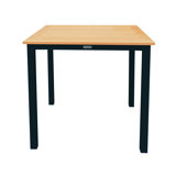 SoHo 36" Square Teak Aluminum Outdoor Counter Height Table