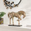 Grande sculpture en bronze à facettes Stach-310153575