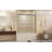 56-60" W ×60" H Tempered Glass With Explosion Proof Film, Aluminum Frame Double Sliding Shower Door, "1/4 (6 Mm), Stainless Steel Handle-121998711
