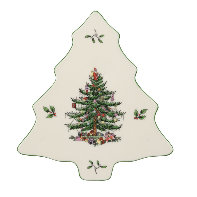 Spode Christmas Tree Trivet 8"