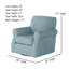 Fauteuil pivotant en polyester Silverlock-67955669