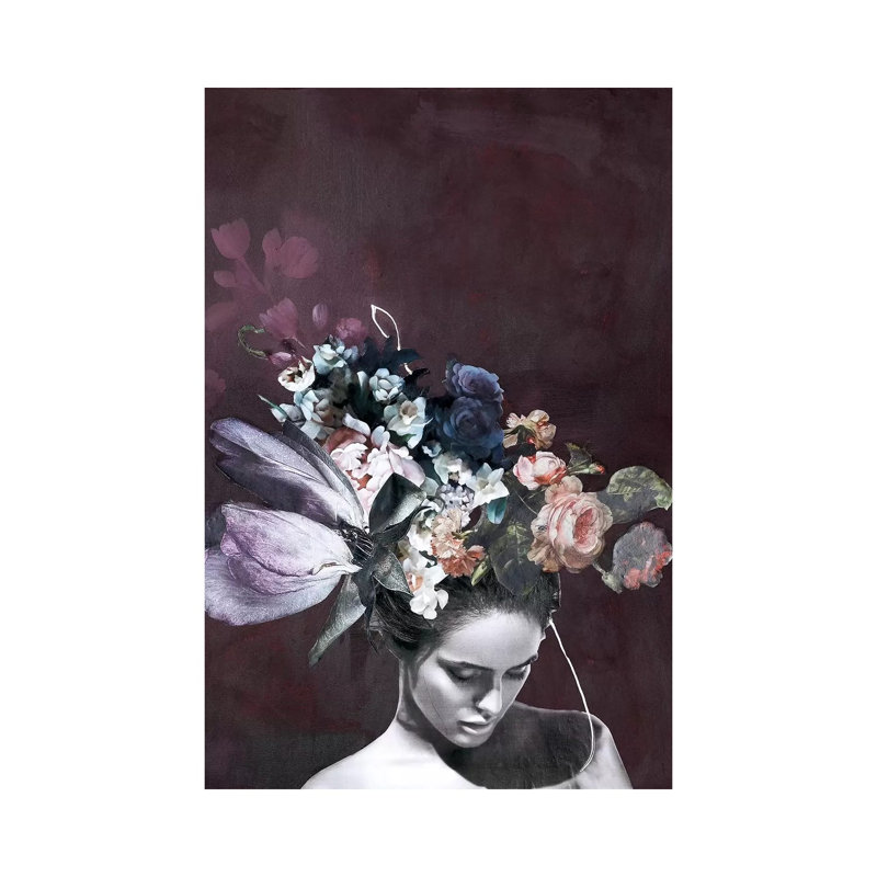 Haute Couture V - Print on Canvas, 66.04cm H x 45.72cm W x 1.91cm D, Wrapped Canvas
