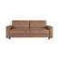 Canapé modulaire en velours côtelé brun moderne Modern 5, tissu doux, support solide, idéal pour le salon