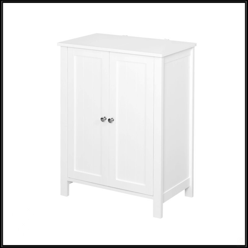 Armoire de rangement pour salle de bain avec porte double