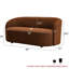 Cleaven 68' Wide Boucle Upholstered Loveseat Sofa-452884796