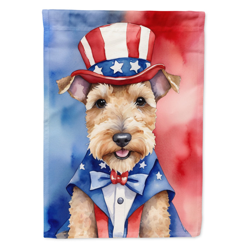 Drapeau patriotique du jardin américain, Lakeland Terrier