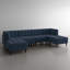 6 Seater Corduroy Sectional-1569261449
