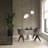 Paka 3 - Light Black Cluster Pendant