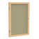 Enclosed Cabinet Fabric Bulletin Board