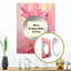 Bohatice Pink Radiant Dusk Dream II - miroir décoratif abstrait, miroir mural moderne, impression d'art en métal-902277377