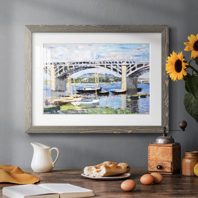 Le pont sur la seine, 1874 - reproduction d'un seul cadre photo