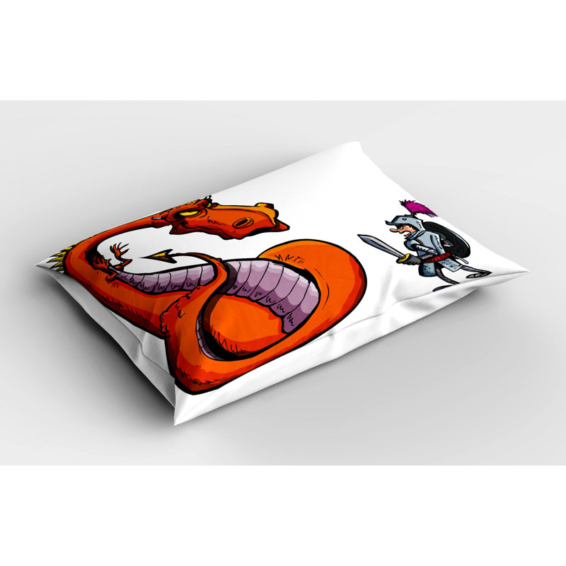 Dragon Polyester Sham Set, Twin