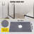 Shower Curb Kit, 38/"X60/" Watertight Shower Curb Overlay With 4/" ABS Central Bonding Flange, 4/" Stainless Steel Grate, 2 Cuttable Shower Curb And Trowel, Shower Pan Slope Sticks Fit For Bathr