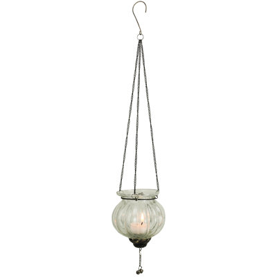 18'' H Glass Tealight Holder