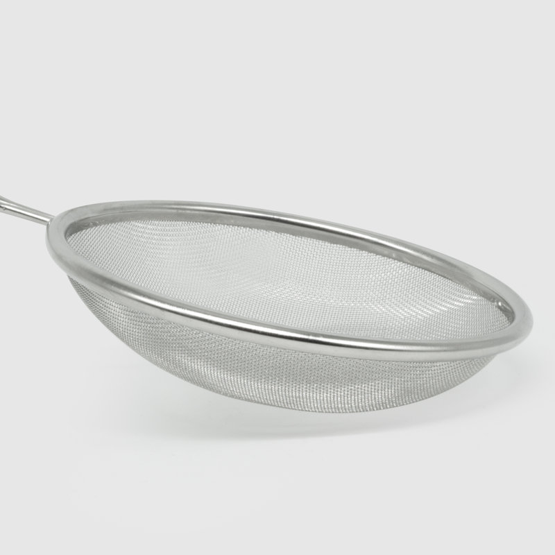 Set of 3 Stainless Steel Strainers with Long Stay Cool Handle