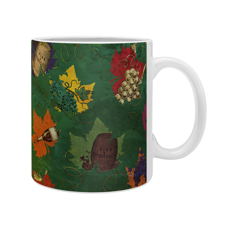Grande tasse à café à motif de fête d’automne