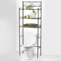 Furniture of America Kilrea Traditional Over The Toilet Shelf Organizer by, Size: Sand Black/Light Pure Copper, Bronze