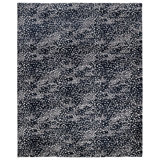 Viviana Abstract Area Rug in Black/Gray/White