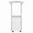Sit-to-Stand Rolling Adjustable Laptop Cart With Storage
