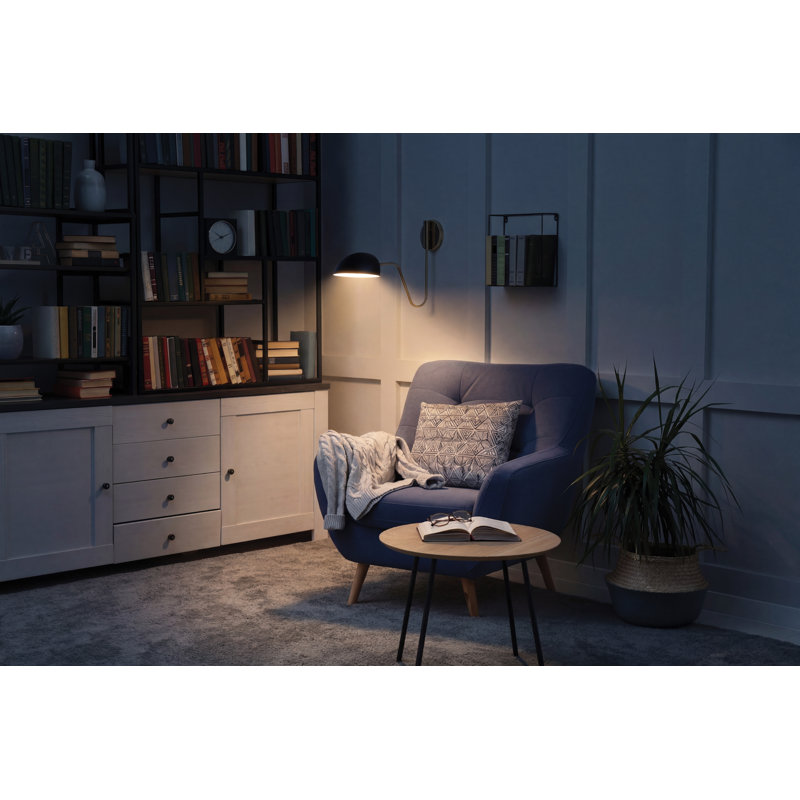 Judson Swing Arm Sconce, Matte Black