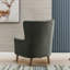Colvin Velvet Wingback Chair-89151696