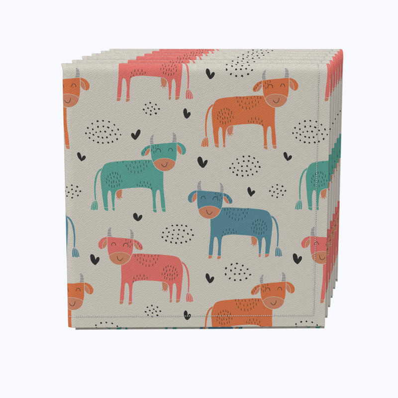 100% Cotton Animals/Nature Square Napkin
