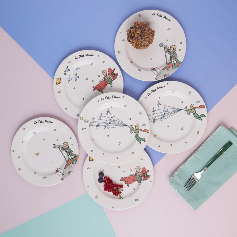 Assiette à dessert en porcelaine fine 7,87 po Absher