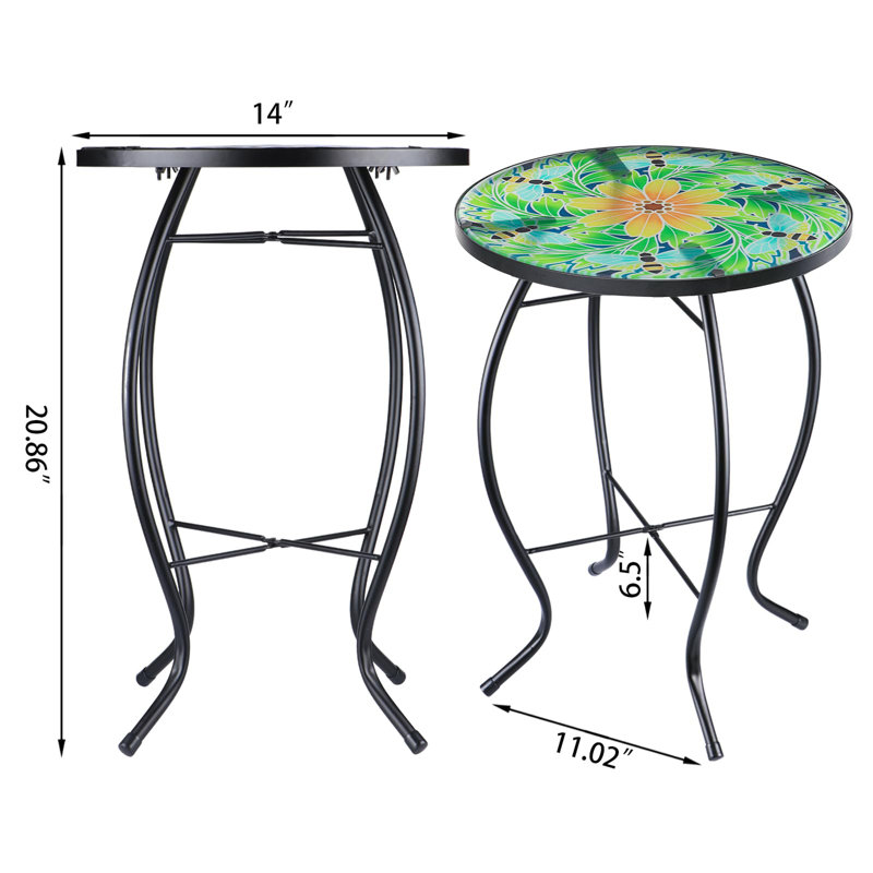 Table d'appoint de patio