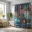 Rideau de douche Candy Abode - Premium-521481240