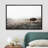 Bison Buffalo in Misty Washed Out Landscape Animal Rustic Wall Art Framed On Canvas Pictures Print-71534927-71534925
