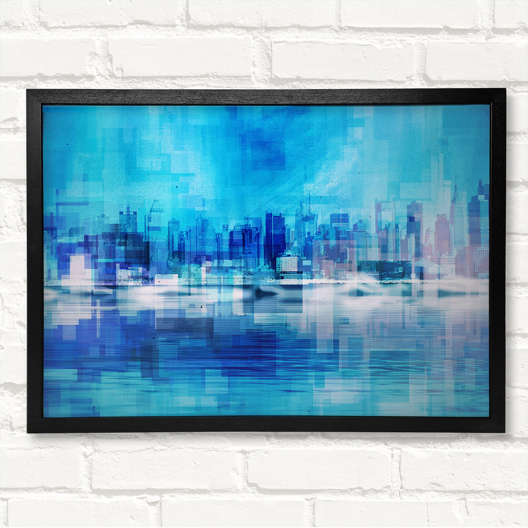 Electric Blue City - Drucken